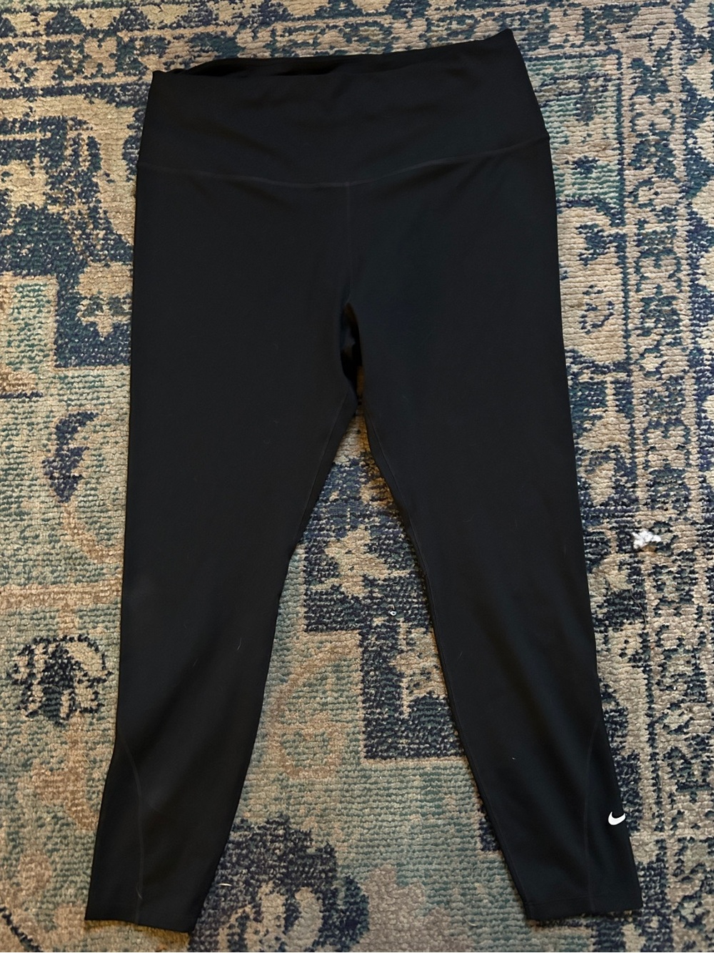 Nike Dri-FIT Women’s XL Black High Rise Mesh Running Leggings